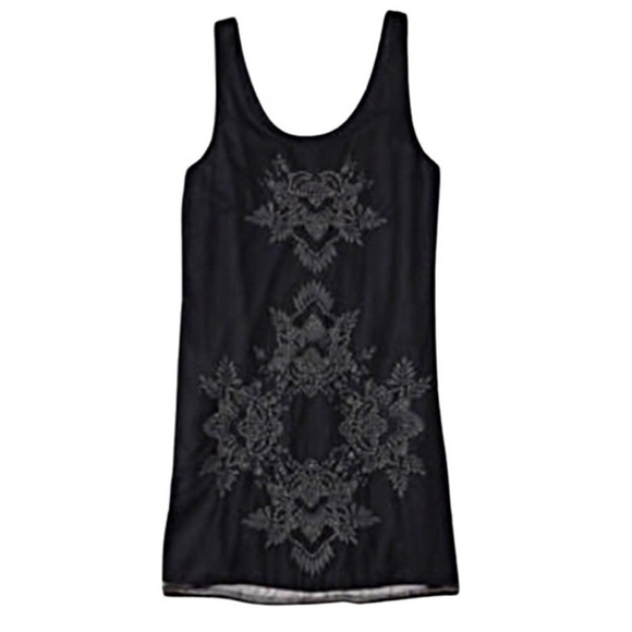 π» HOST PICK π» πΈοΈ Abercrombie & Fitch Black Beaded Cocktail Dress πΈοΈ - Picture 5 of 8